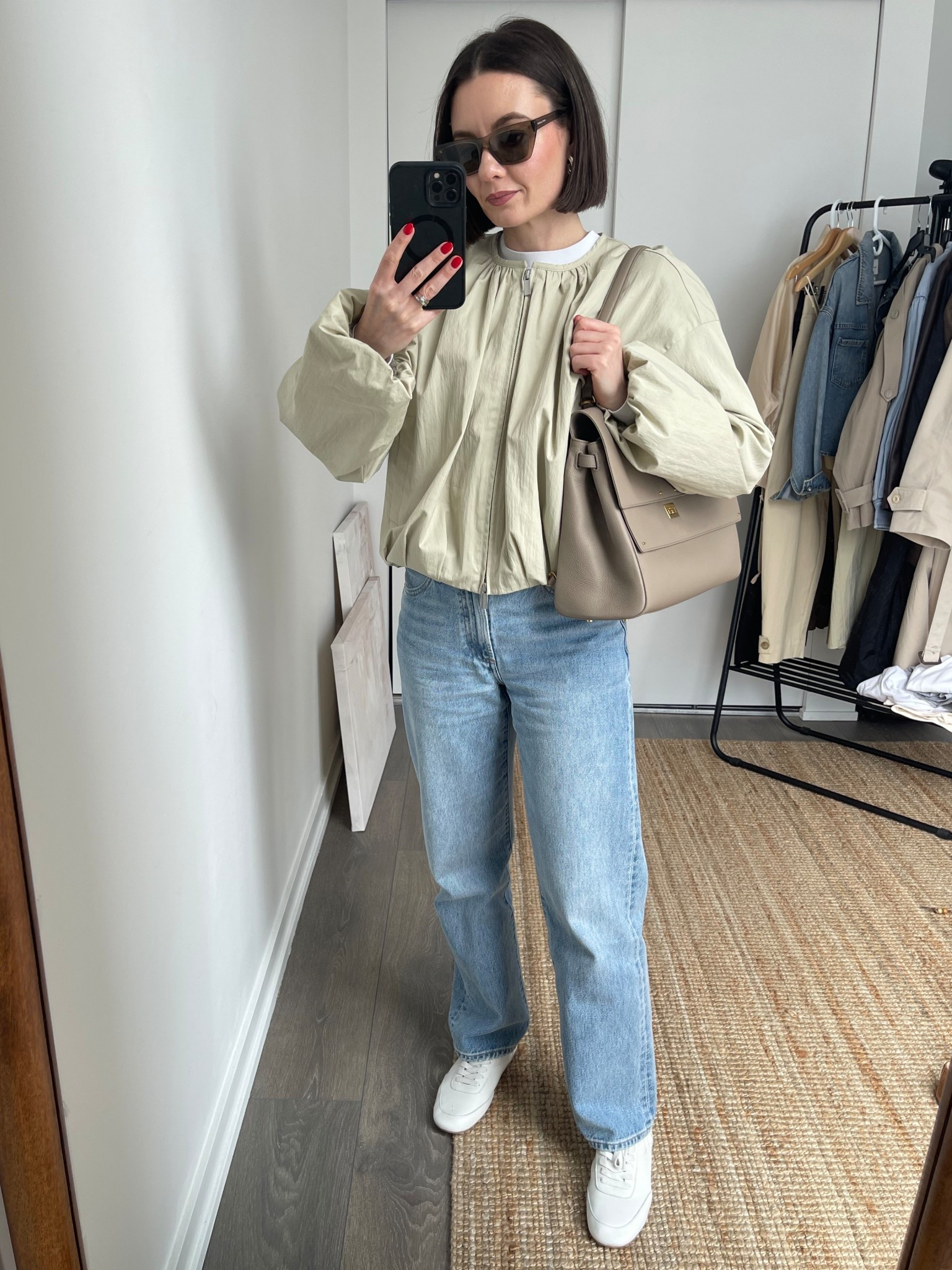 Today’s fit! 

Jacket (S) - use sansha10 for discount 
Sneakers - size up half, they run a tad small

#LTKootd