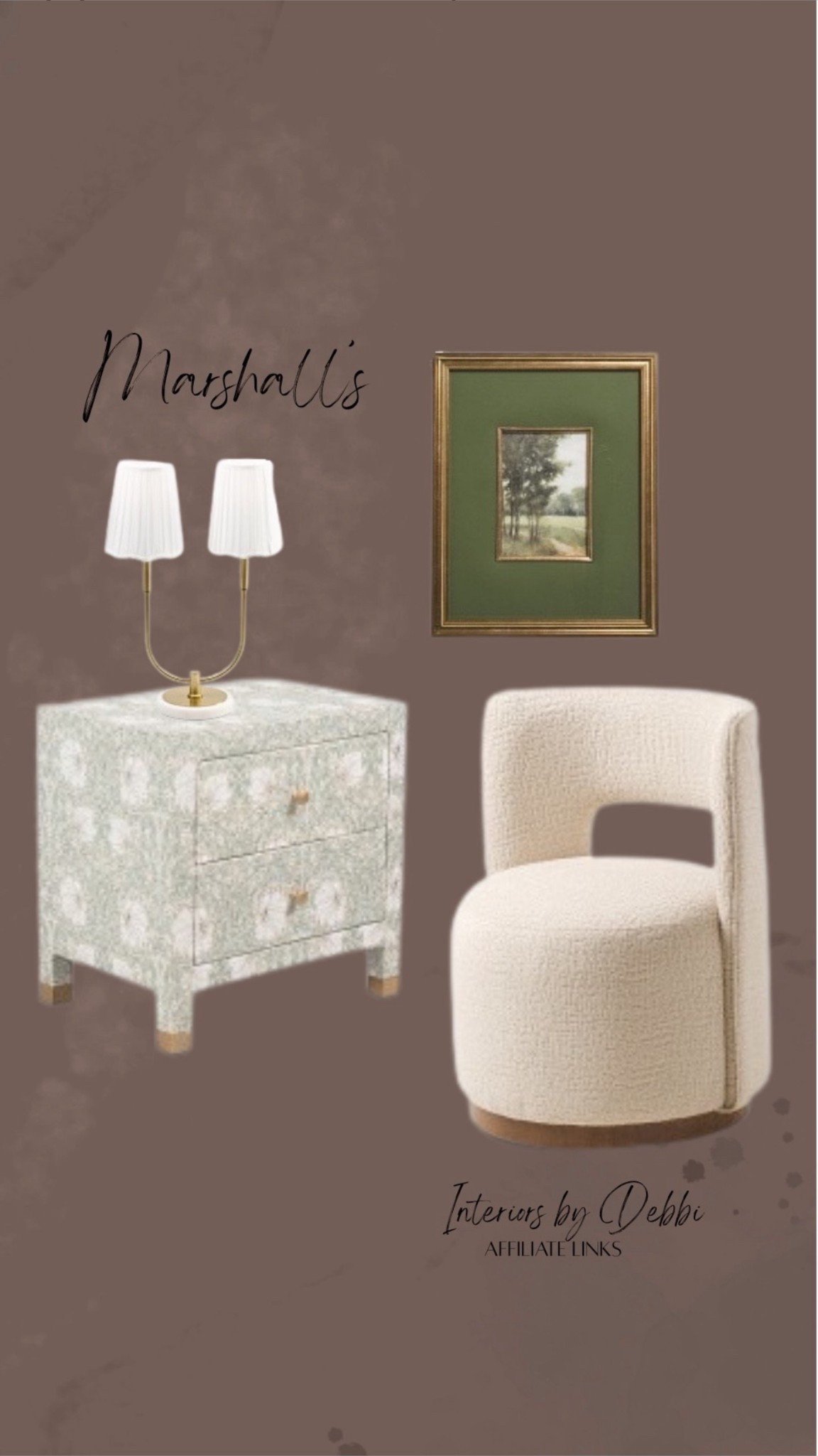 Marshall’s Finds
Nightstand, accent chair, framed art, lamp, transitional home, modern decor, amazon find, amazon home, target home decor, mcgee and co, studio mcgee, amazon must have, pottery. barn, Walmart finds, affordable decor, home styling, budget friendly, accessories, neutral decor, home finds, new arrival, coming soon, sale alert, high end look for less, Amazon favorites, Target finds, cozy, modern, earthy, transitional, luxe, romantic, home decor, budget friendly decor #marshslls



#LTKSeasonal #LTKHome