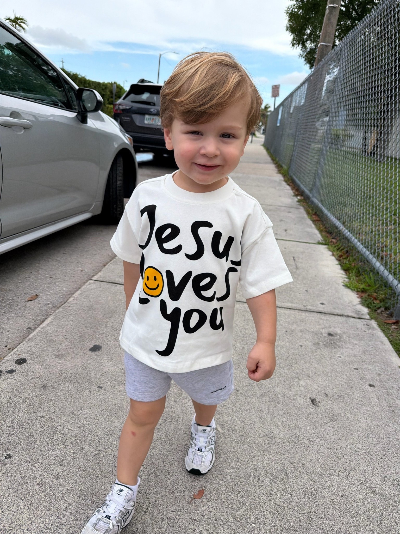 He’s wearing 3T!