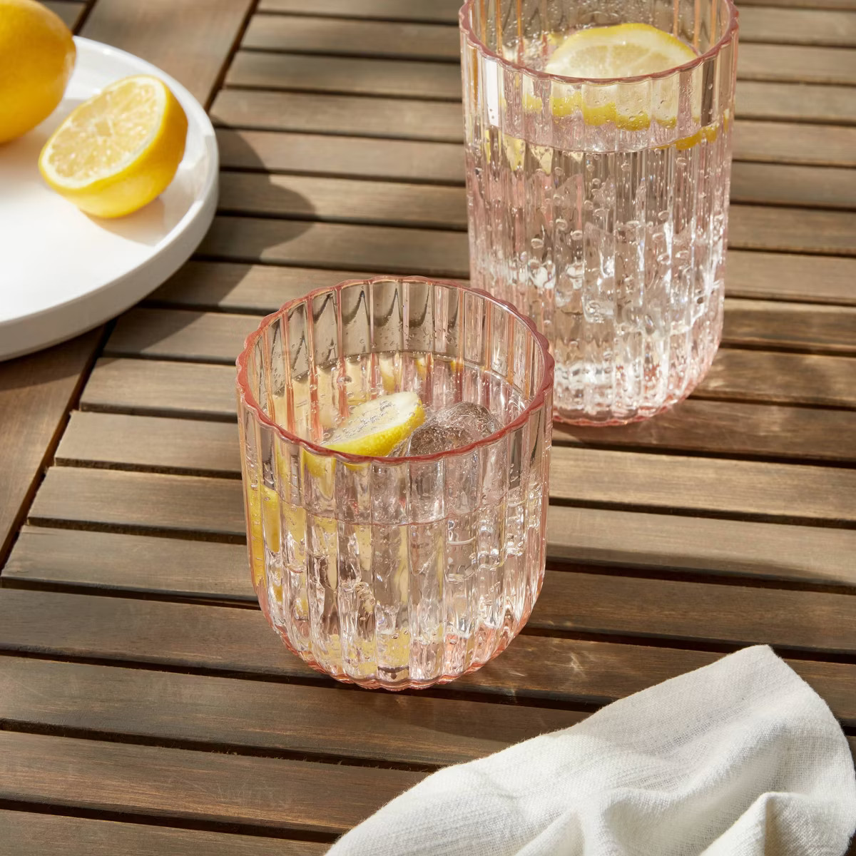 11oz Plastic Ribbed Short Tumbler - Threshold™ | Target