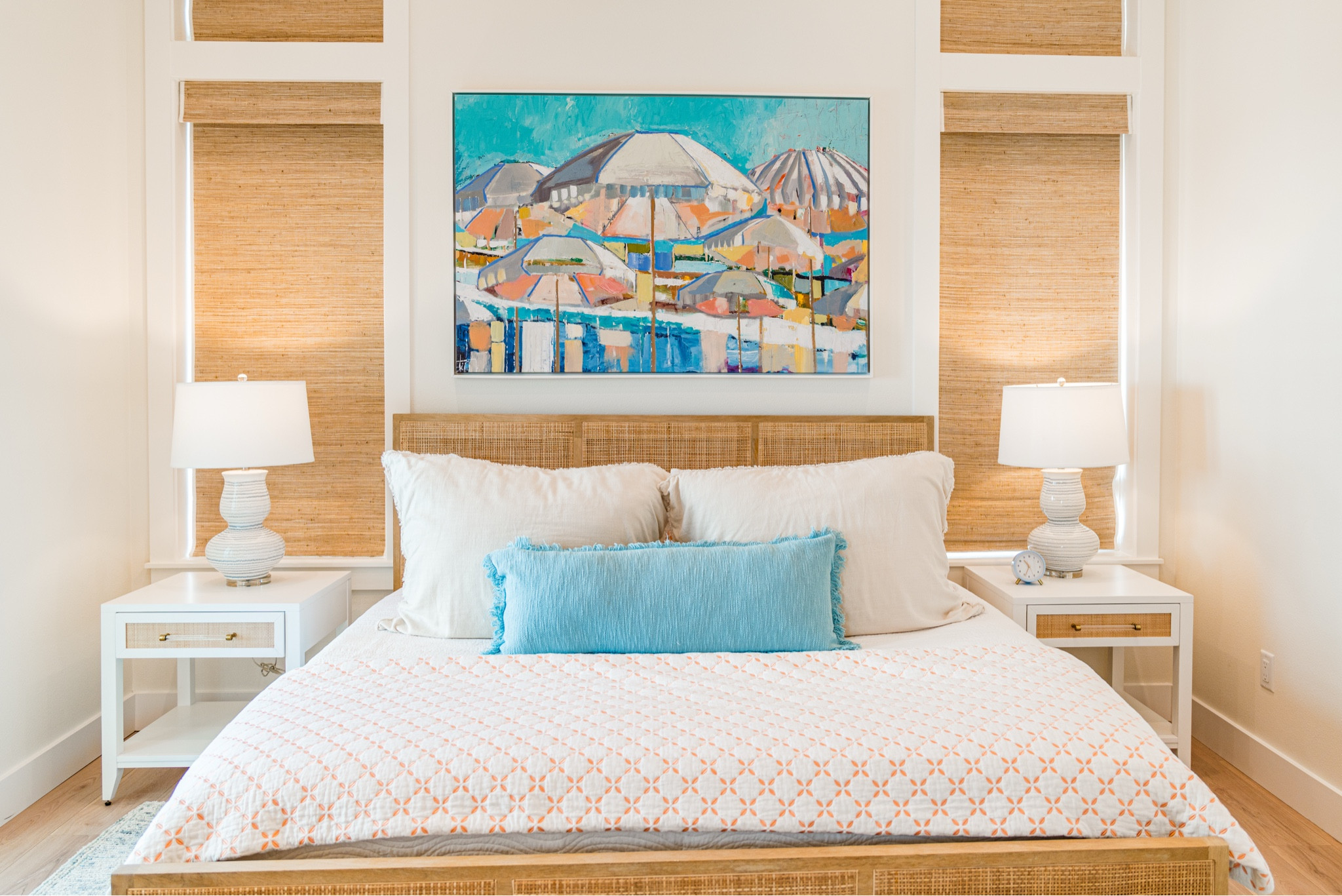 Loving the earthy elegance of this coastal bedroom featuring the Dolores Cane Platform Bed 🌿✨. Framed in natural mango wood with woven cane panels, it adds rich texture and an organic touch. The three-paneled head and footboard bring artisanal detail and visual interest to the space.

Here are exact and similar items to recreate the look!

#CoastalBedroom #HomeDecor #MangoWood #CaneFurniture #OrganicDesign #BedroomInspo #NaturalTextures #InteriorDesign #BedroomGoals #CoastalLiving #ArtisanalDetails #HomeMakeover



#LTKHome