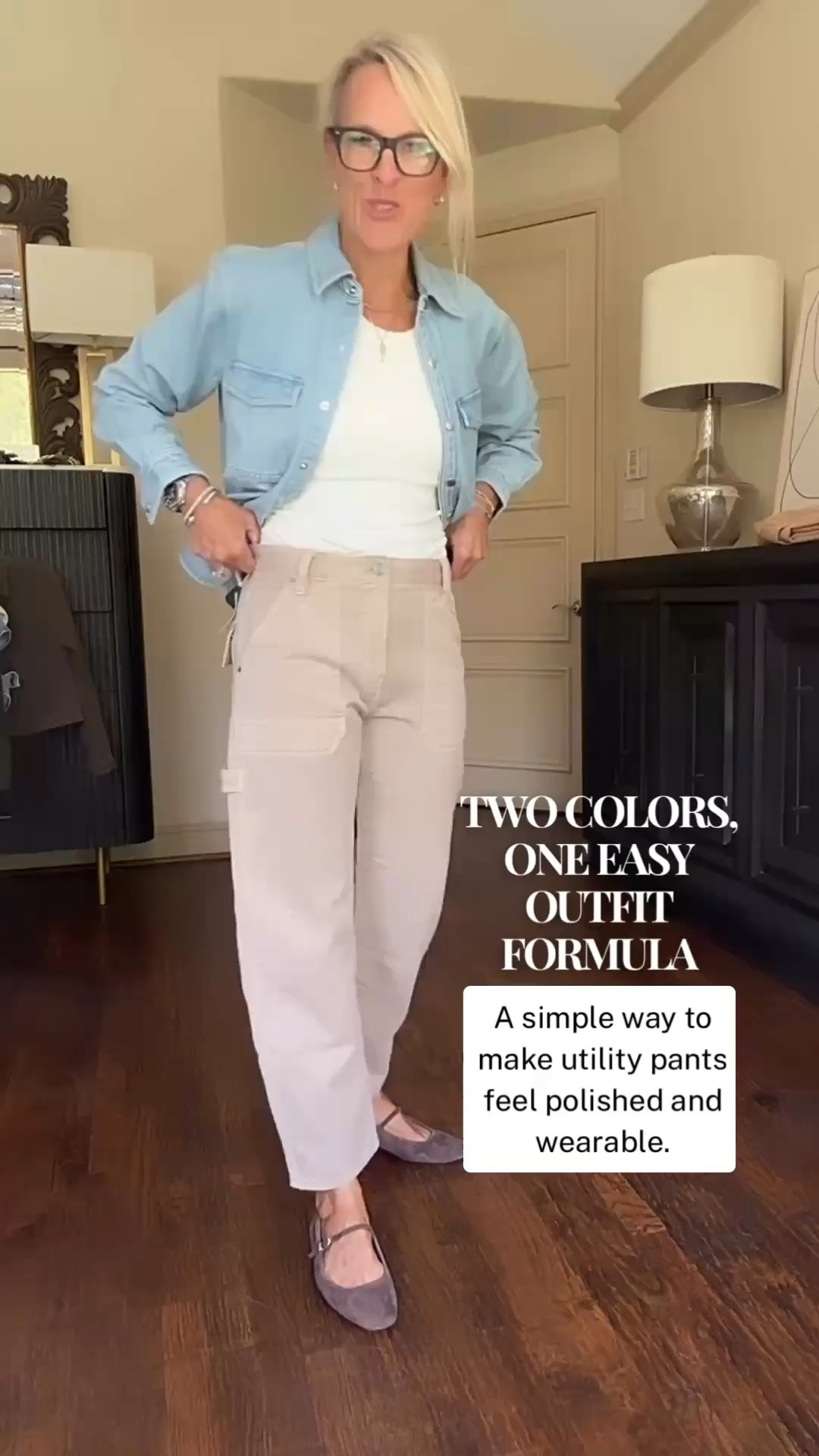 I love a wardrobe piece that can be styled more than one way. These mid-rise barrel utility ankle pants come in both moss green and tan, and they’re also available in other colors, which makes them an especially versatile addition to your wardrobe.

I love how simply changing the color gives the same easy outfit a different feel. They’re an effortless choice for everyday dressing when you want something polished without having to overthink it.

#LTKOver40 #LTKgrwm #LTKootd