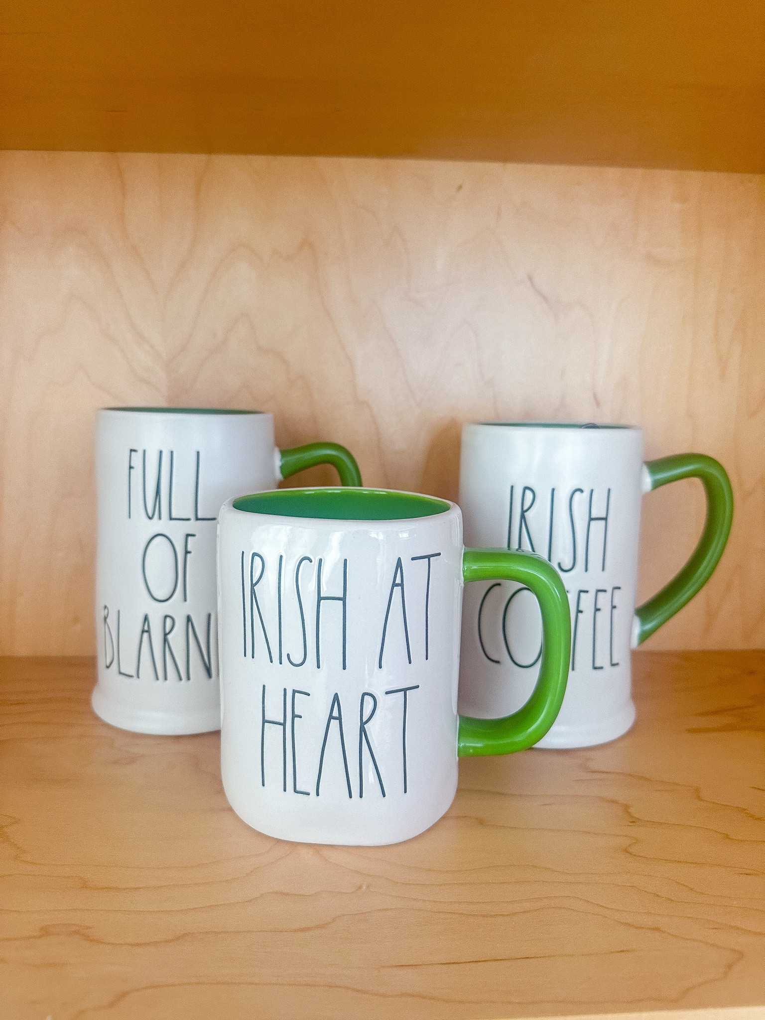 Rae Dunn Irish mugs perfect for Saint Patrick’s Day.

#LTKSeasonal #LTKfindsunder50 #LTKhome