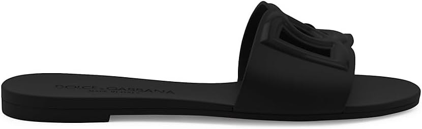 Amazon.com: Dolce&Gabbana, Interlock Logo Rubber Slides : Luxury Stores | Amazon (US)