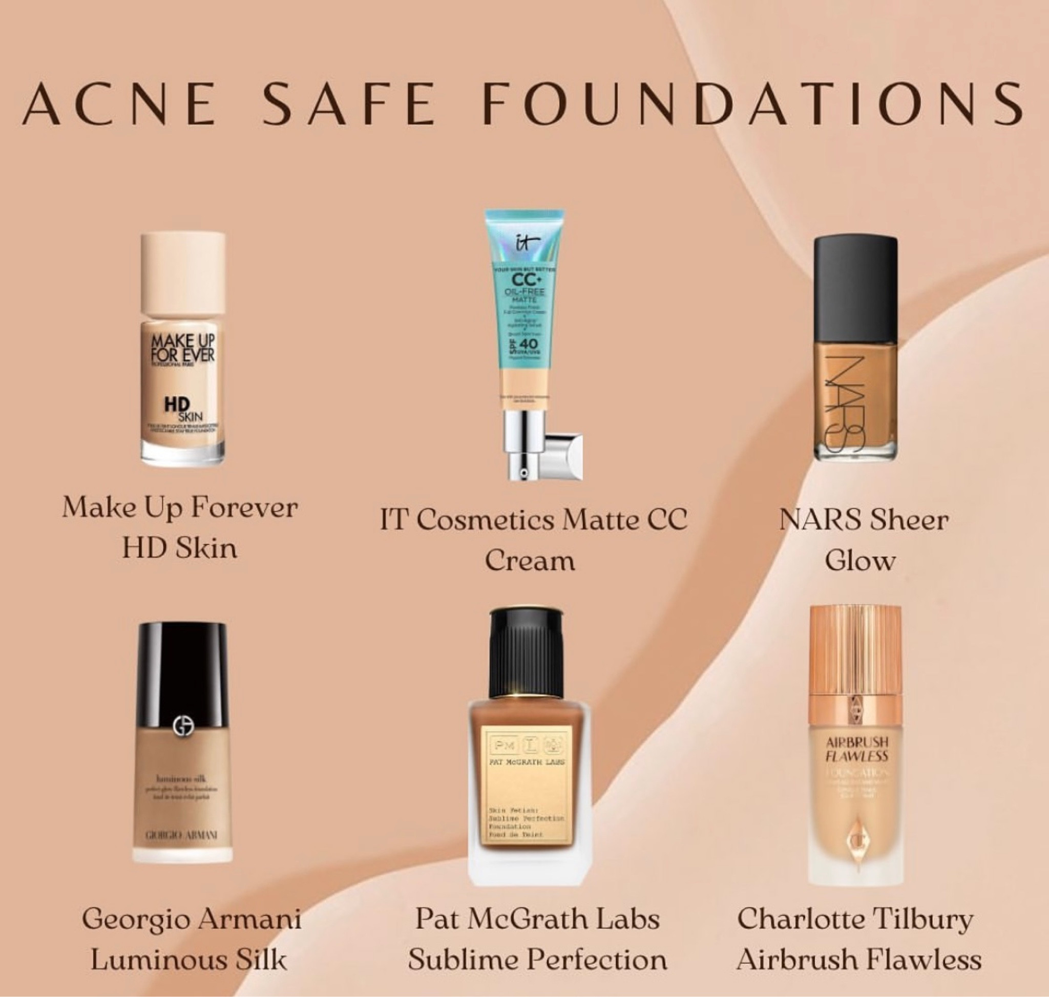 Acne safe foundations ✨

#LTKHoliday #LTKbeauty #LTKGiftGuide