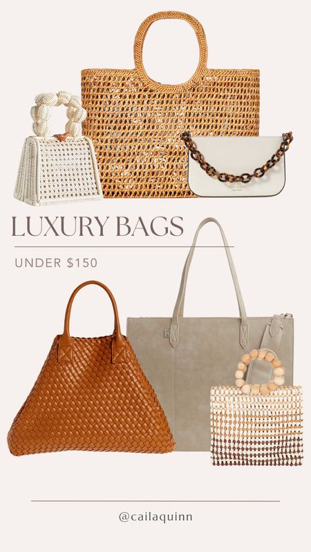 Luxury Bags for under $150 

Accessories | summer style 

#LTKSeasonal #LTKStyleTip #LTKFindsUnder100