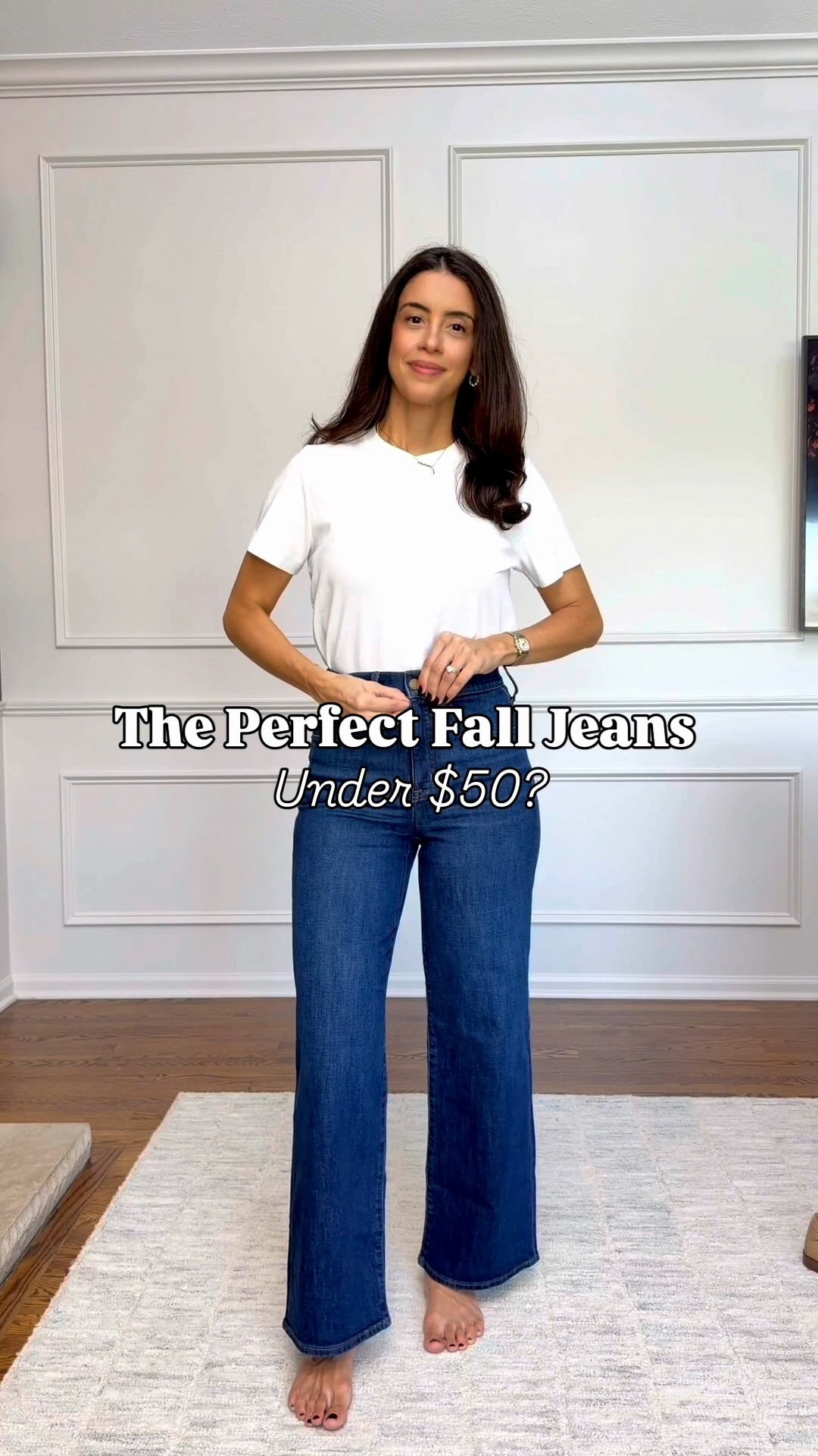 Perfect jeans for fall on sale under $50

Such a good pair of jeans for Fall and under $50 👖🤎 Flattering fit, easy to style, and the length works so well with flats, sneakers, or boots.

Runs TTS. I’m 5’6” wearing a size 27 in Regular length — 30” inseam.

#LTKootd #LTKSeasonal #LTKOver40