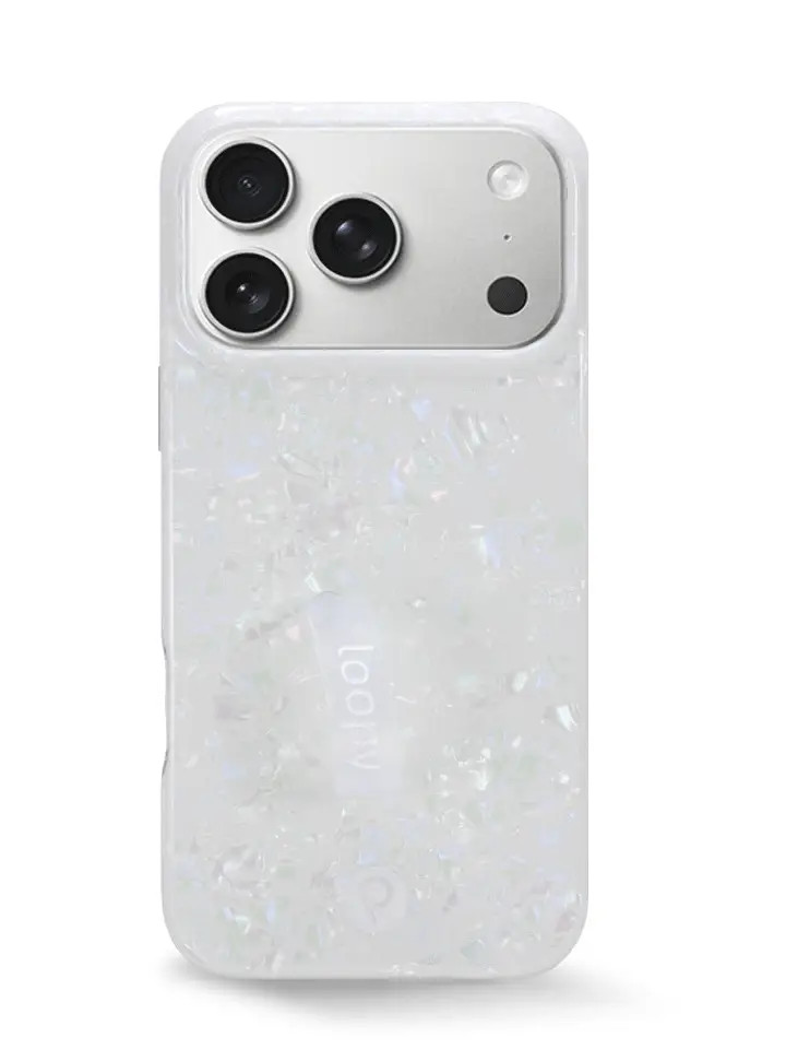 Loopy Cases - White Opal Shell | Loopy Cases