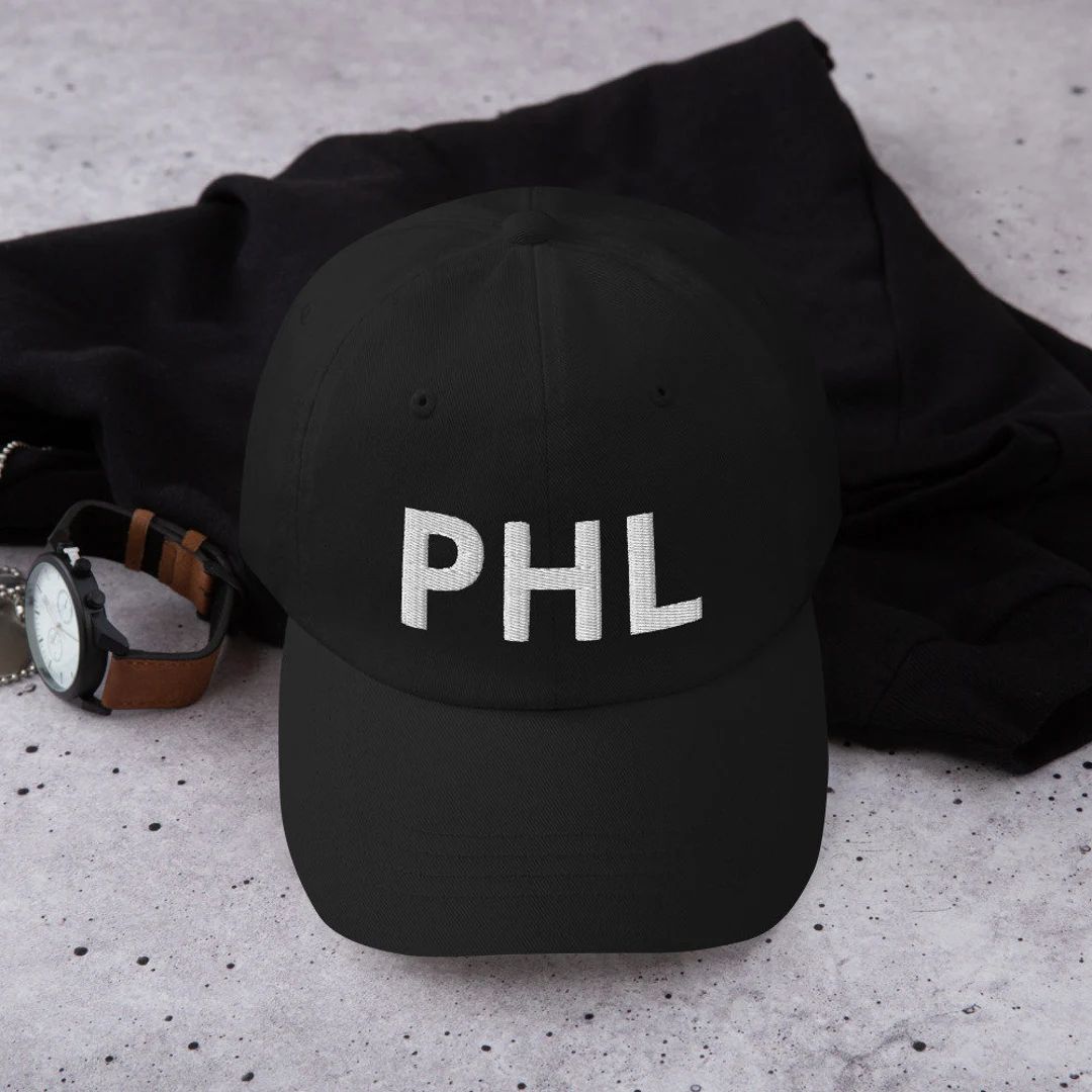 PHL Philadelphia PA Dad Hat Monogrammed Custom Embroidered - Etsy | Etsy (US)