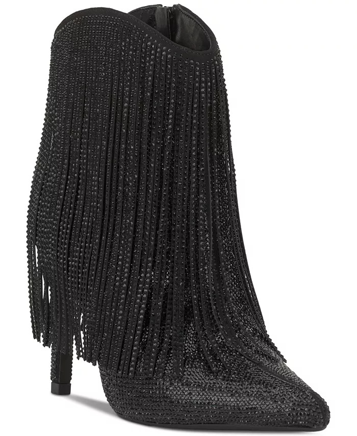 I.N.C. International Concepts Sahoj Western Fringe Booties, Created for Macy's - Macy's | Macy's