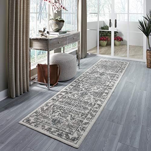 Maples Rugs Distressed Tapestry Vintage Non Slip Runner Rug for Hallway Entry Way Floor Carpet [M... | Amazon (US)