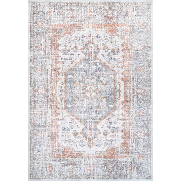 nuLOOM Vintage Jacquie Floral Area Rug | Target