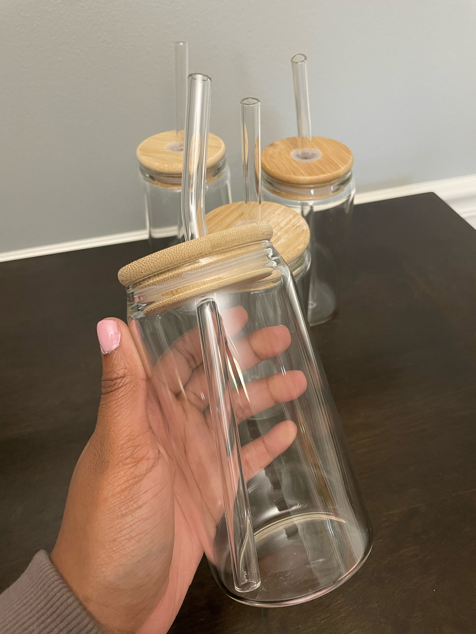 My favorite glass cups! I love how the set comes with lids and glass straws! 

#LTKhome #LTKsalealert #LTKFind