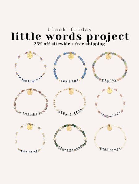 favorite bracelets that are perfect gifts!! affordable and so thoughtful + can customize! 

#LTKCyberWeek #LTKGiftGuide #LTKsalealert