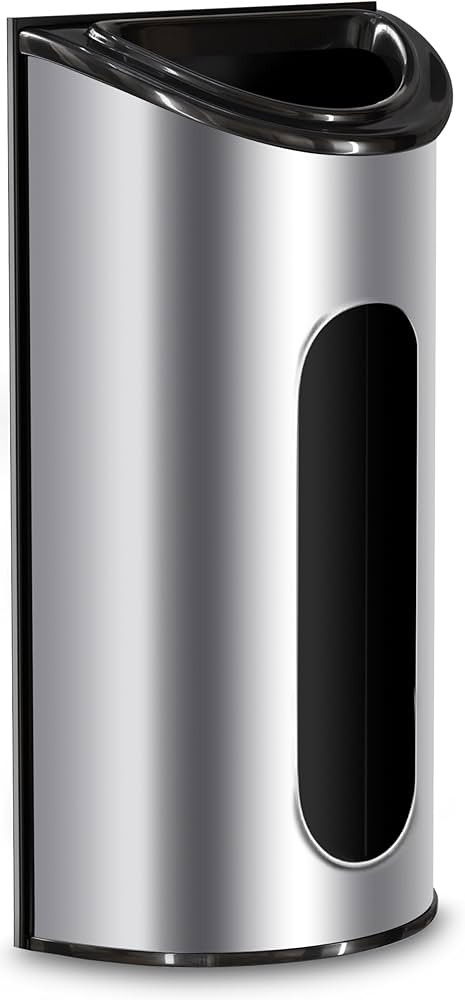 Utopia Kitchen Grocery Plastic Bag Holder and Dispenser - Easy Wall Mount Bag Saver - Stainless S... | Amazon (US)