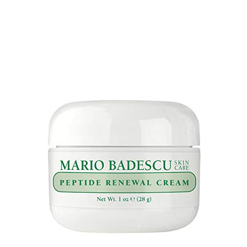 Mario Badescu Peptide Renewal Cream for Combination, Dry and Sensitive Skin | Anti-aging Face Cream Formulated with Palmitoyl Tripeptide-1 & Sodium Hyaluronate | 1 Ounce | Amazon (US)