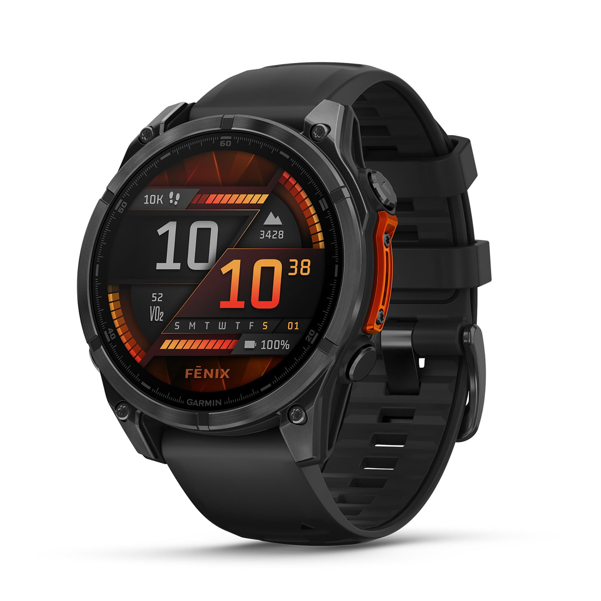 Garmin fēnix 8 GPS 47mm Premium Smartwatch, AMOLED Touchscreen, Multisport, Advanced Health & Tr... | Amazon (UK)