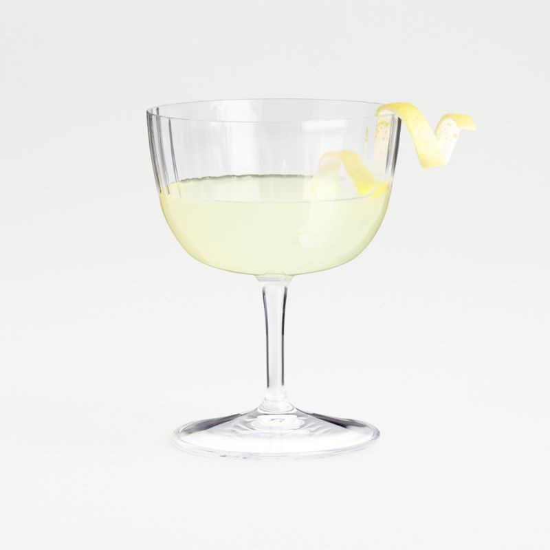 Felix Optic Fizz Glass | Crate and Barrel | Crate & Barrel