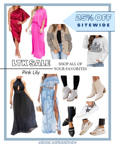 LTK SALE 9/18-20! Pink Lily 25% OFF SITEWIDE! Shop Fall outfits, Fall Dresses, shackets, Fall photo outfits, and more! #LTKSale
#LTKsalealert#LTKSeasonal

#LTKwedding #LTKSale #LTKworkwear