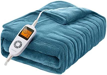 Homech Electric Heated Blankets, Electric Throws with Double-Layer Flannel, 10 Heating Levels, 3 ... | Amazon (US)