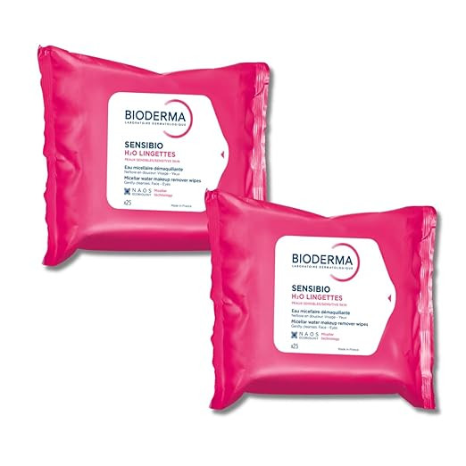 Bioderma - Sensibio H2O - Biodegradables Wipes - Cleansing and Make-Up Removing - Skin Soothing -... | Amazon (US)