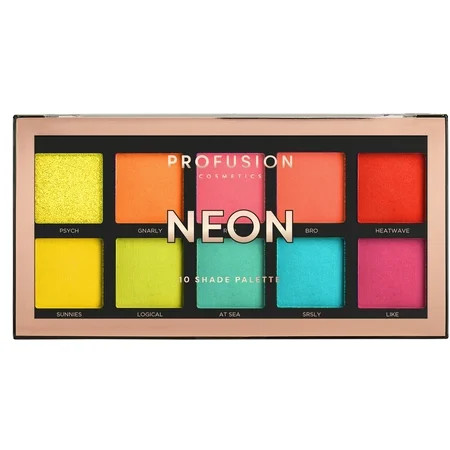 Profusion Cosmetics 10 Shade Eyeshadow Palette - Neon 3.5 oz | Walmart (US)