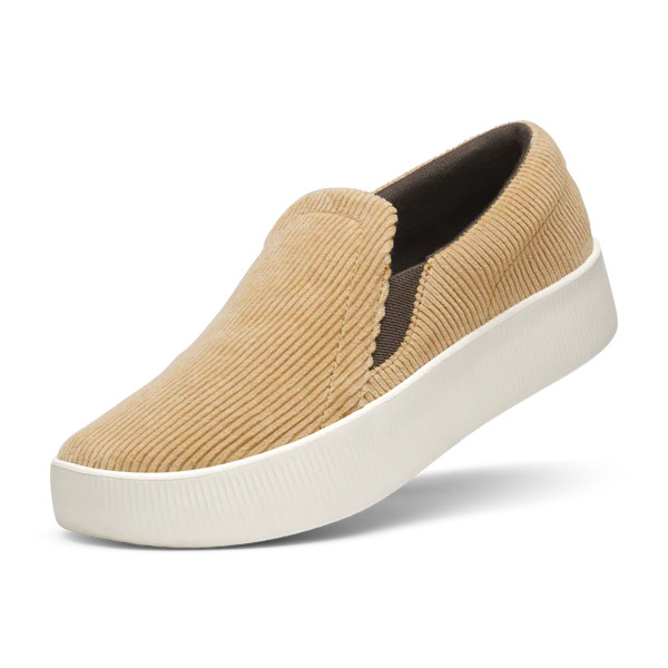 Women's Lounger Lift - Corduroy - Stony Beige (Natural White Sole) | Allbirds