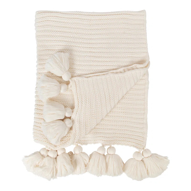 Itzel Chunky Ribbed Knit Throw | Wayfair North America