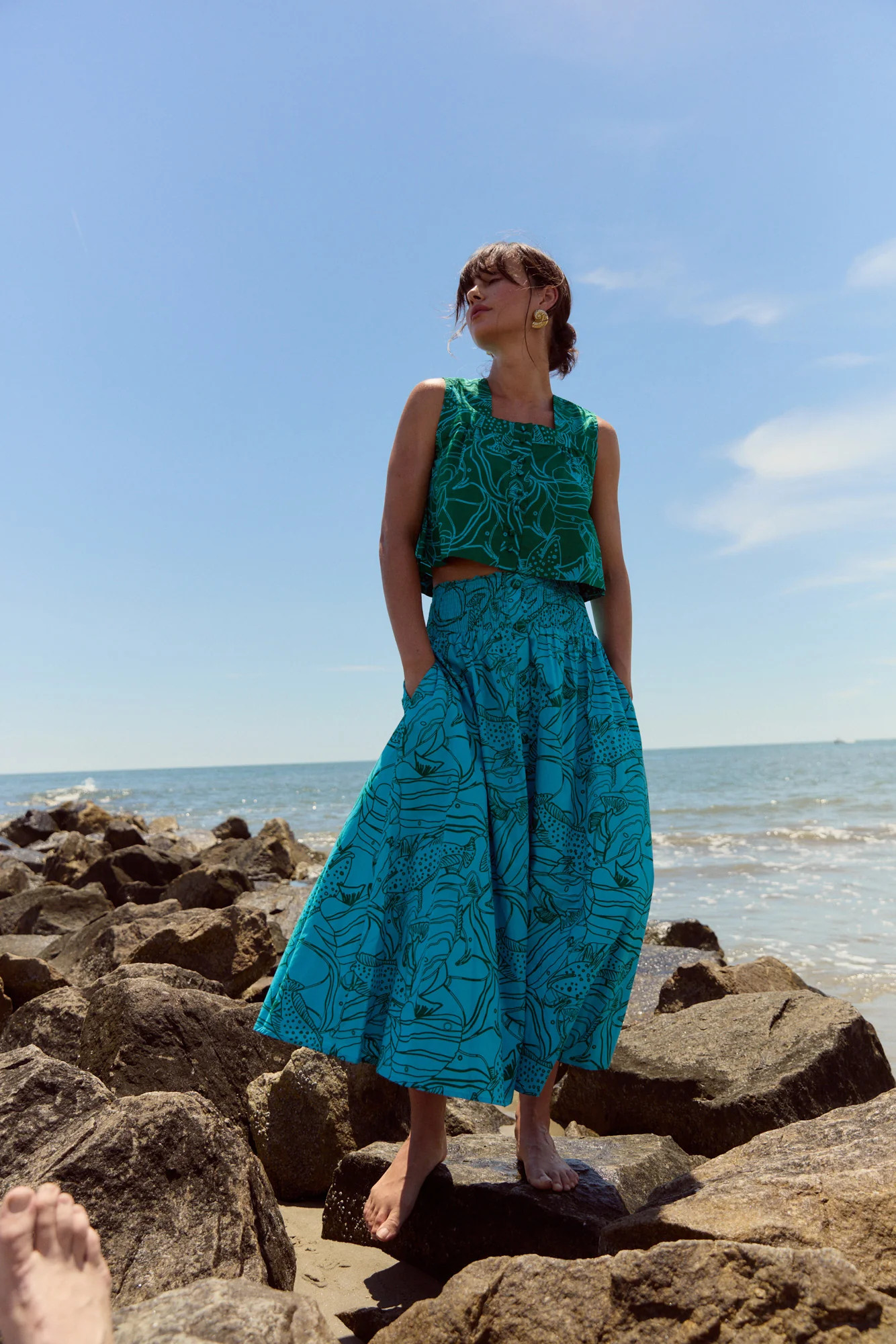 Georgia Skirt, Reef Reverse | Olivia by Livro