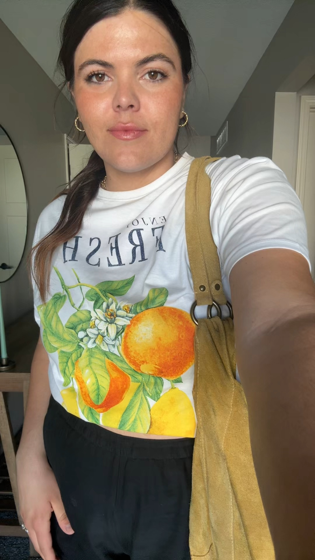 My comfortable midsize mom outfit of the day. The shorts are so comfortable and a great length, I wear a size large
I got this shirt in a size small, it fits super oversized ! 

#LTKStyleTip #LTKFindsUnder50 #LTKMidsize