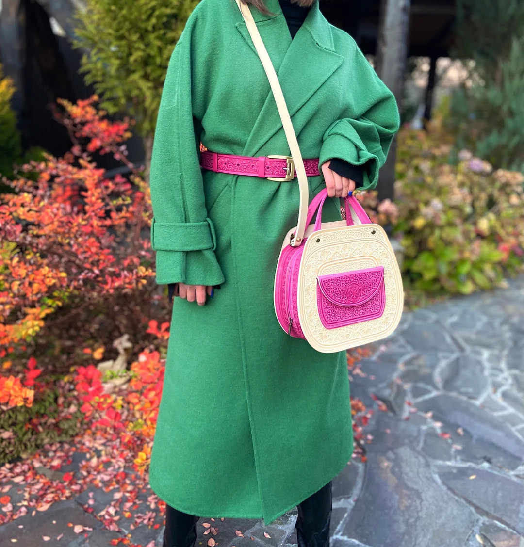 Beige Shoulder Bag, Leather Women's Bag, Crossbody Bag - Etsy | Etsy (US)