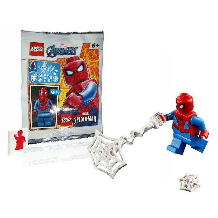 LEGO Marvel Spiderman Far From Home Minifigure - Spider-Man (with Web Accessory 🕸 ) | Walmart (US)