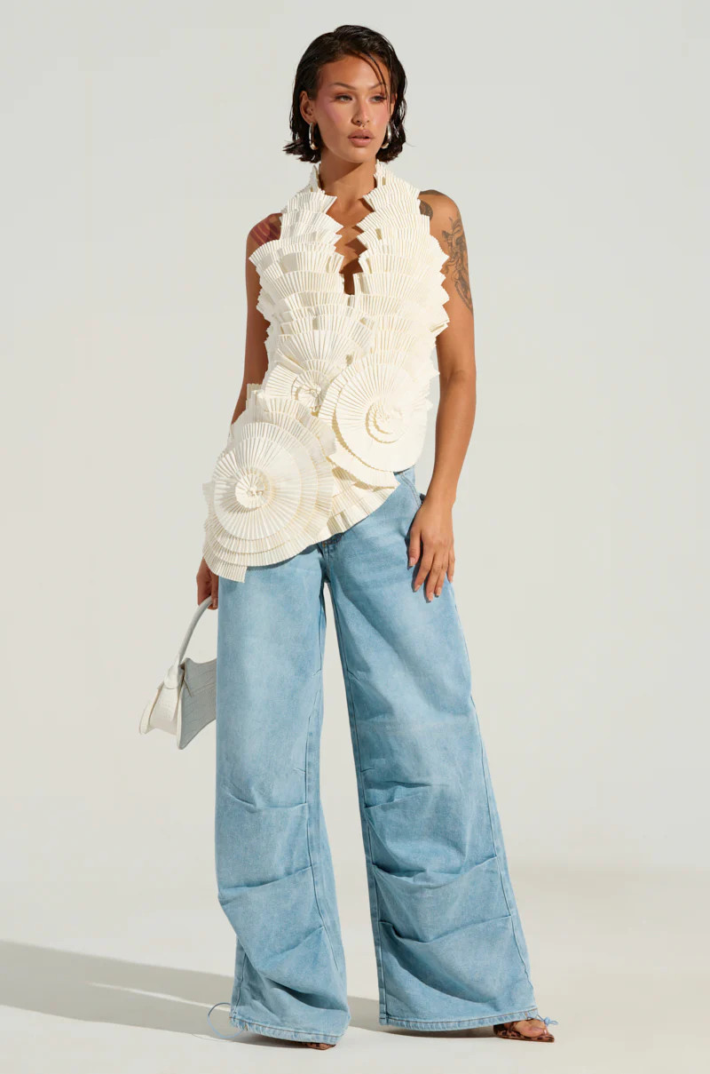LUCKY LUCKY WIDE LEG DENIM PANT | AKIRA