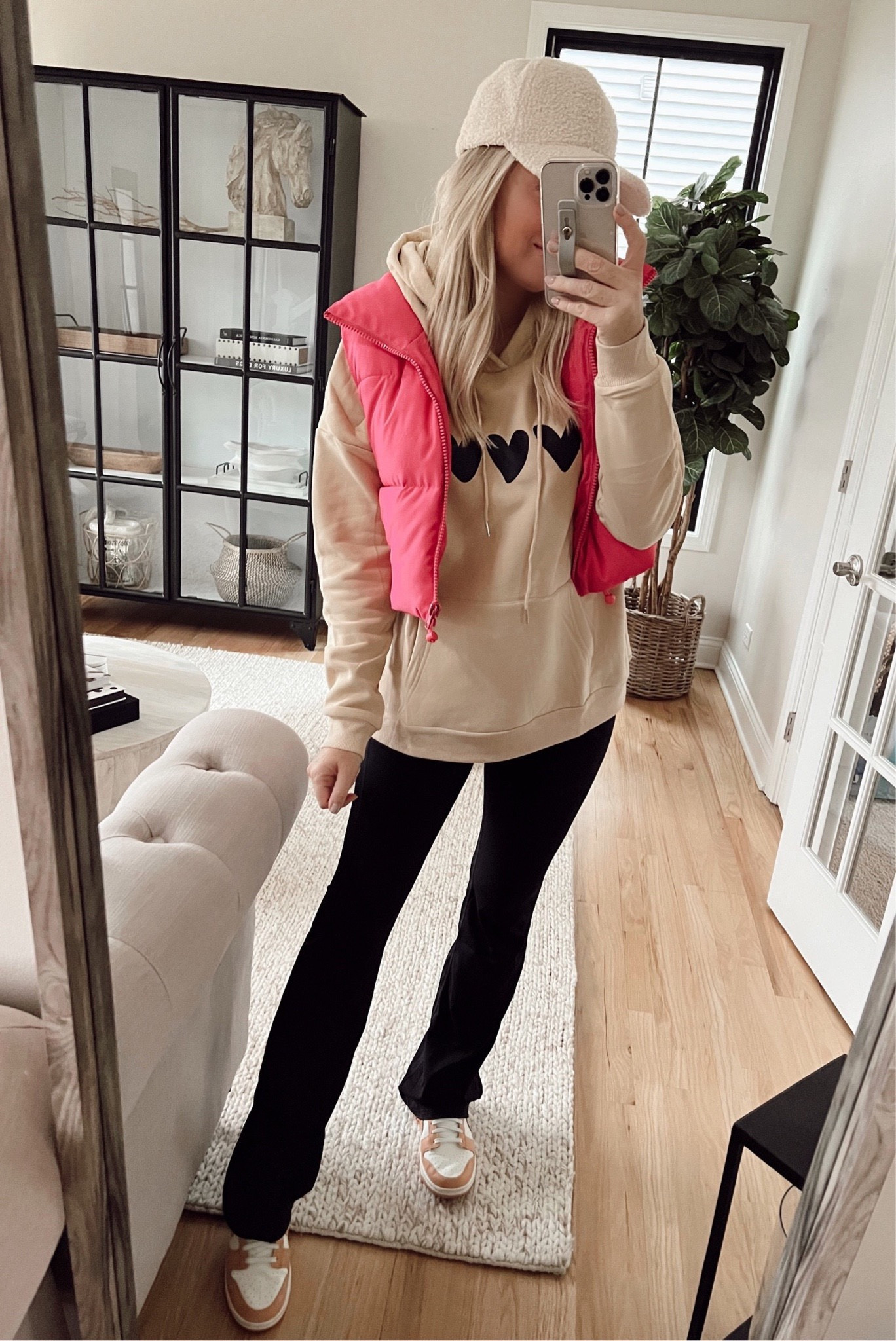 OOTD. Heart hoodie I’m in XL. Flare pants I’m in small 33. Amazon fashion. Amazon.

#LTKSeasonal #LTKstyletip #LTKunder100