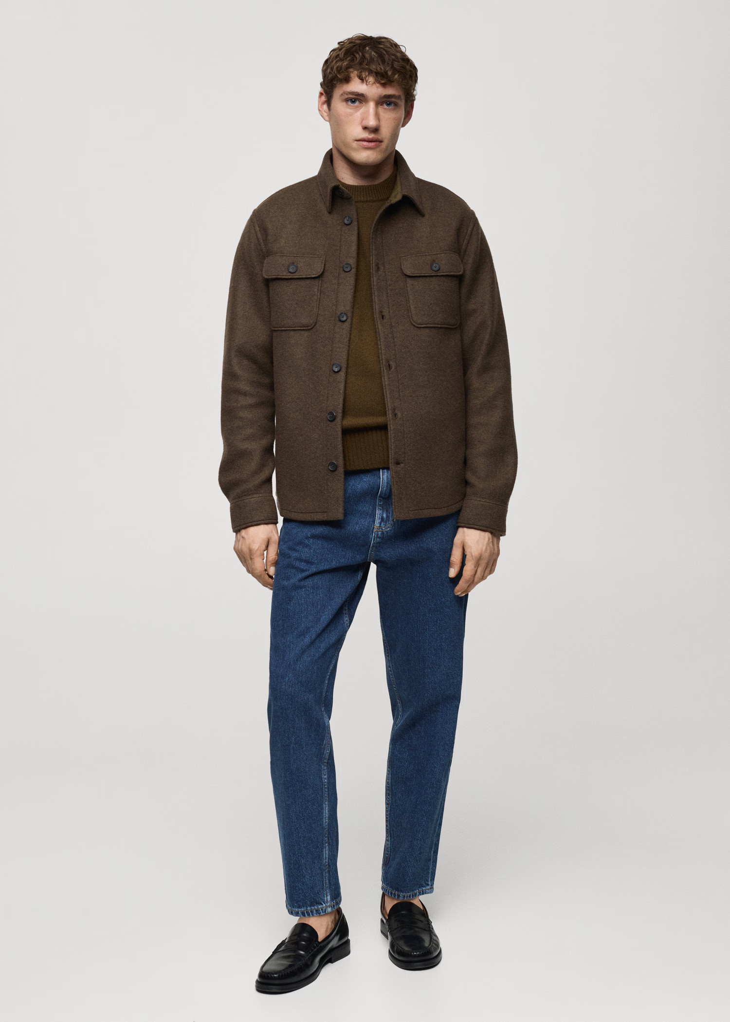Dark wash tapered-fit jeans | Mango (US/MX/AU)
