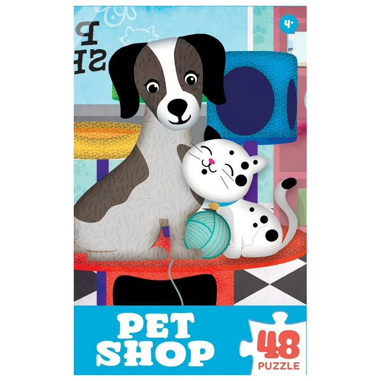 Pet Shop 48 Pieces Interlocking Jigsaw Puzzle for Kids | Walmart (US)