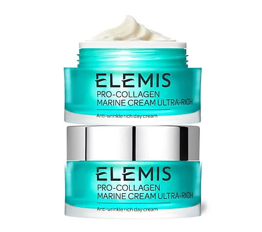ELEMIS Pro-Collagen Marine Cream or Night Cream Duo - QVC.com | QVC