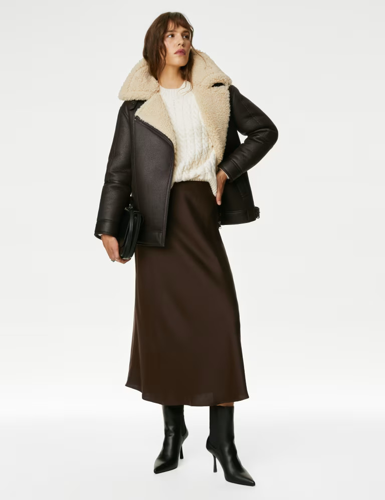 Satin Midaxi Slip Skirt | Marks & Spencer (UK)