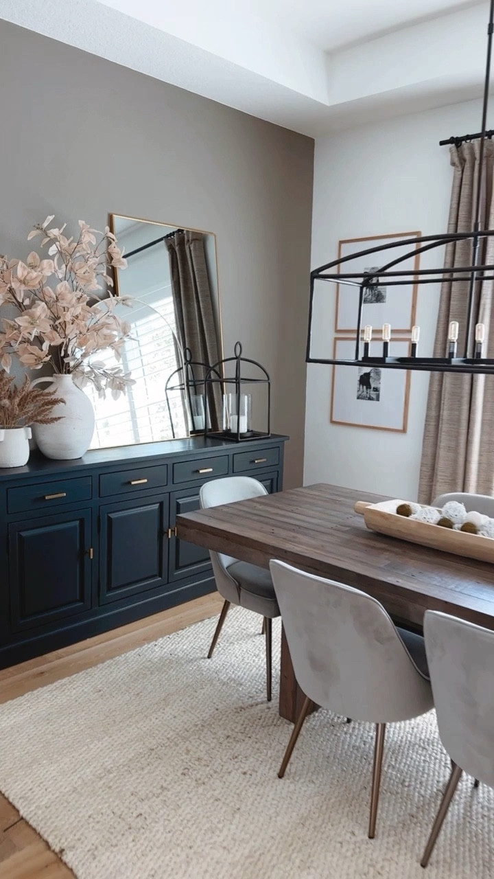 Dining room redo

Paint on wall is Benjamin Moore “squirrel tail"

#LTKhome #LTKstyletip #LTKSeasonal