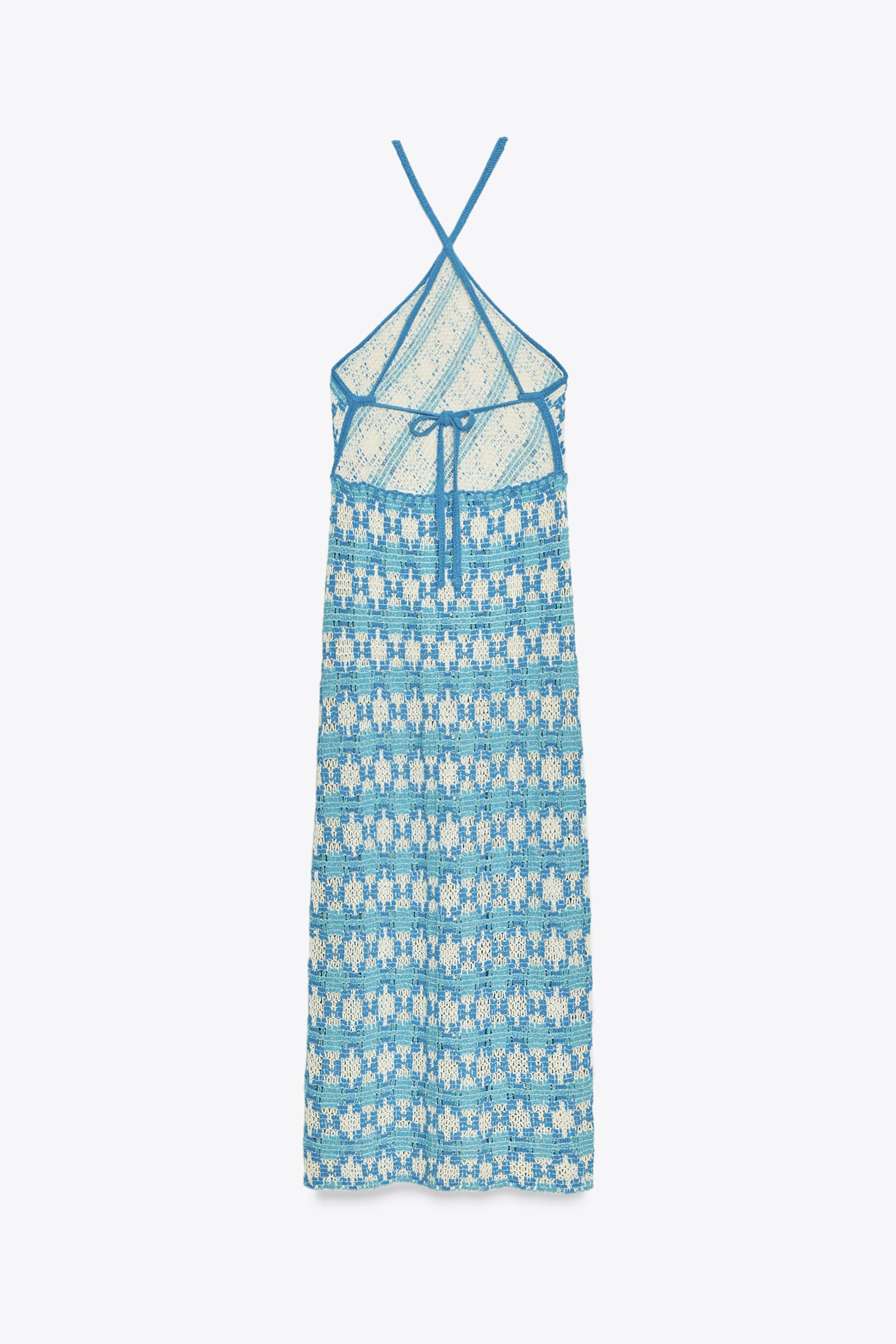 KNIT HALTER DRESS | Zara US