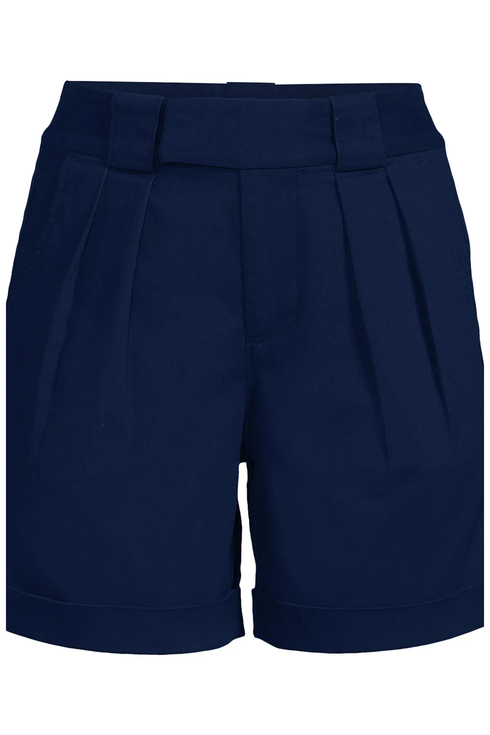 Chino High Rise Pleated 7" Shorts (Women) | Nordstrom | Nordstrom