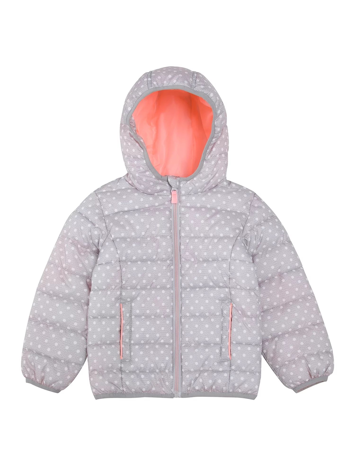 Rokka&Rolla Baby Girls' Light Puffer Jacket Toddler Winter Coat, Sizes 18M-4T - Walmart.com | Walmart (US)