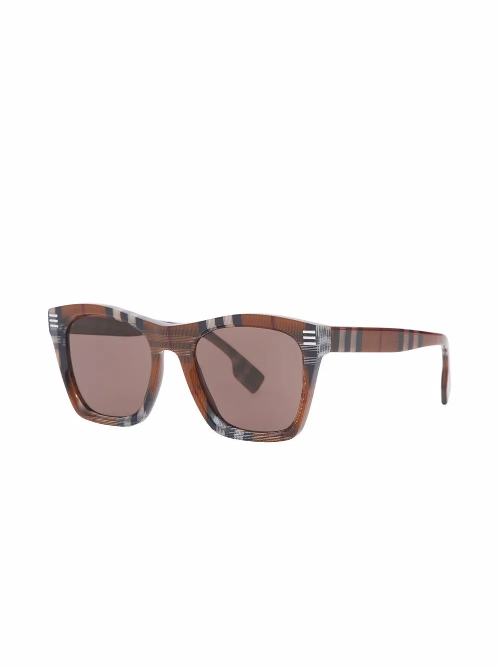 Burberry check-print Frame Sunglasses - Farfetch | Farfetch Global