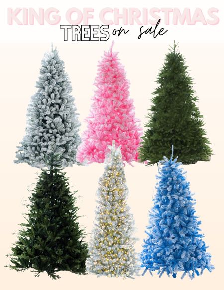Christmas trees on sale, king of Christmas, pink Christmas tree, white Christmas tree, flocked Christmas tree, pre lit Christmas tree 

#LTKSeasonal #LTKHoliday #LTKsalealert