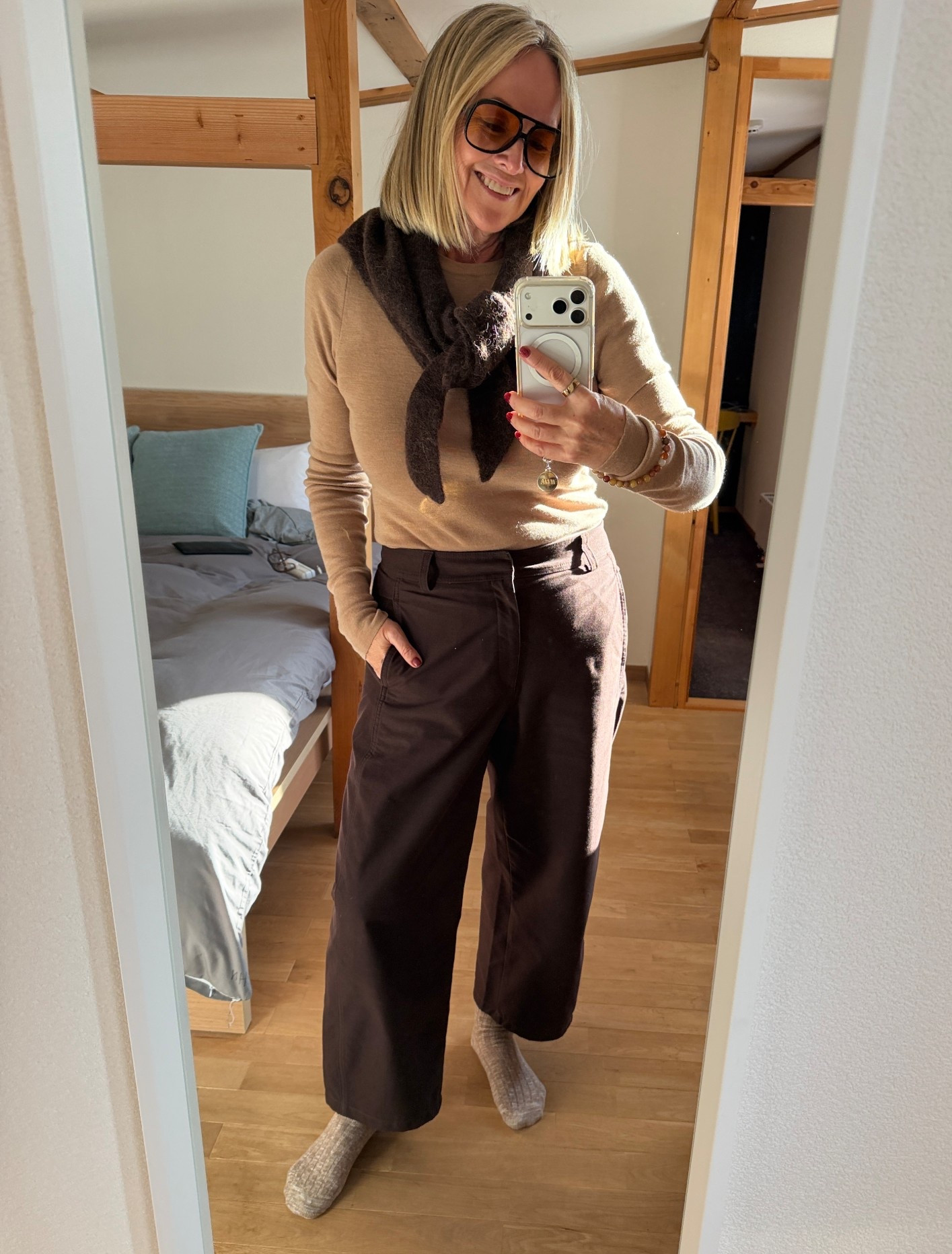 Base layers for a transit day from Tokyo to Nozawa Onsen.

I wear L or XL in these tops
I wear L in the pants

The triangle scarf is from ASOS but not available. 

Sunnies are Valley Eyewear Bang Bang

#LTKaustralia #LTKover50style #LTKtravel
