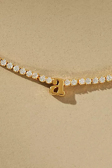 Monogram Pavé Necklace | Anthropologie (US)