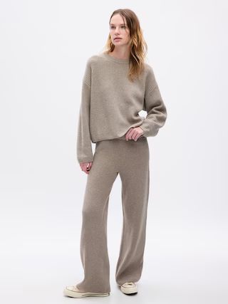 CashSoft Shaker-Stitch Sweater Pants | Gap (US)