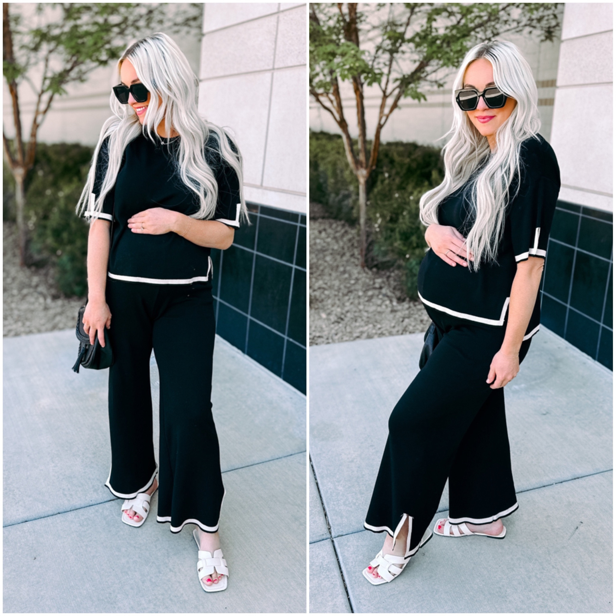amazon set 🖤 wearing a size large at 36 weeks pregnant. non-maternity, but bump friendly & so comfy!! 🙌🏼

#bumpstyle #pregnantootd #maternitystyle #maternityoutfit #pregnancystyle

#LTKFind #LTKbump #LTKunder50