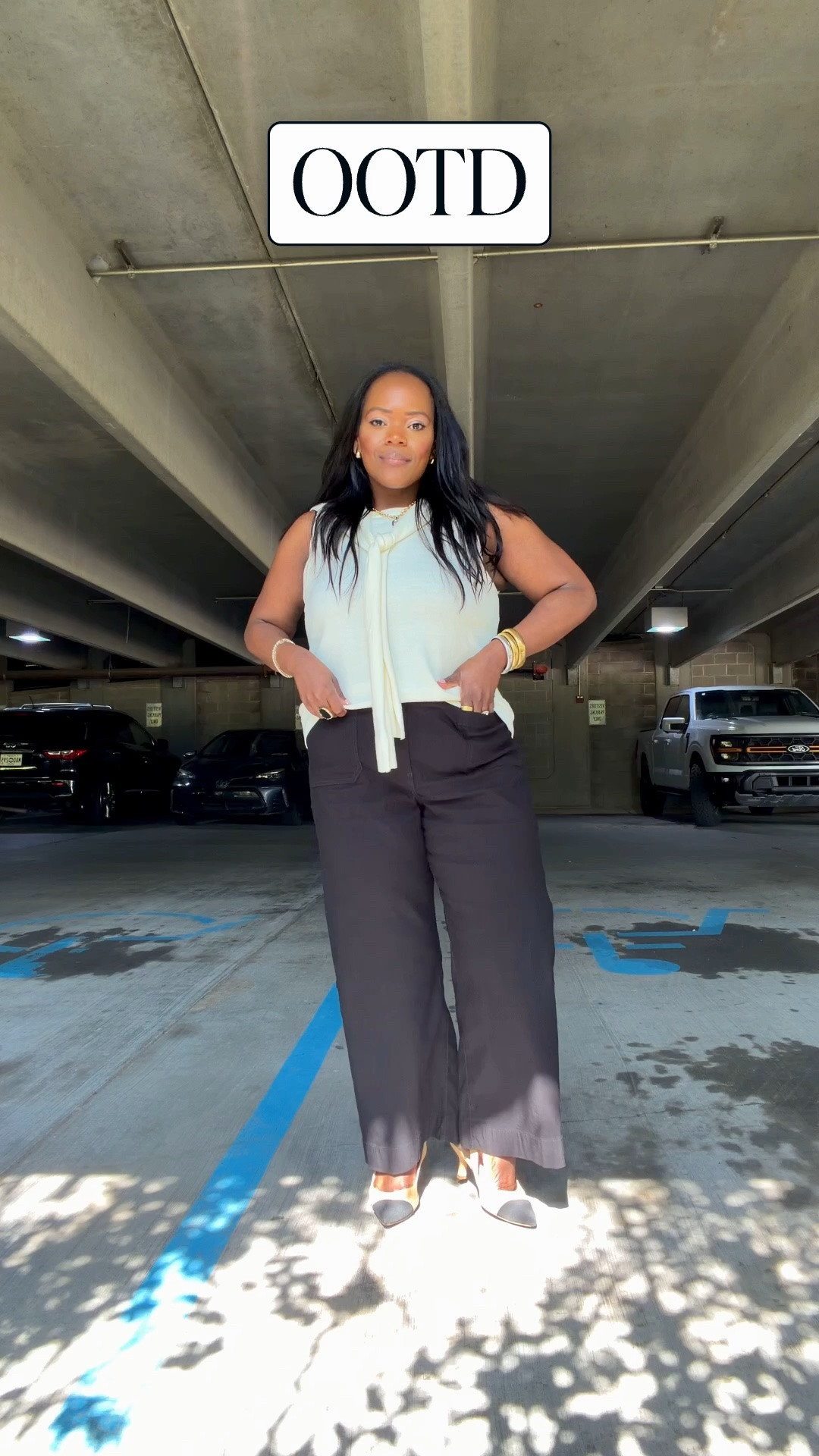 Summer workwear ootd for the office / love this sweater tank from @Belk and these Colette pants from @Anthropologie 🤍

#LTKootd #LTKWorkwear #LTKSaleAlert