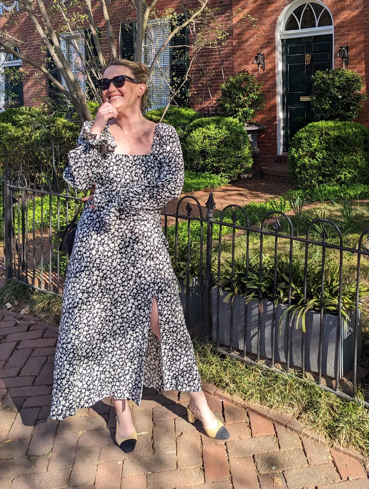 Relaxed Double-Puff Sleeve Dress curated on LTK